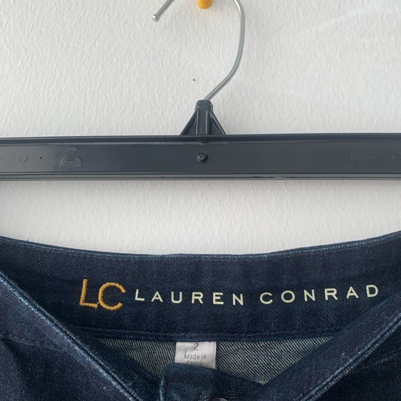 LC Lauren Conrad Denim Pocket Skirt Blue Size 2 XS - Picture 5 of 7